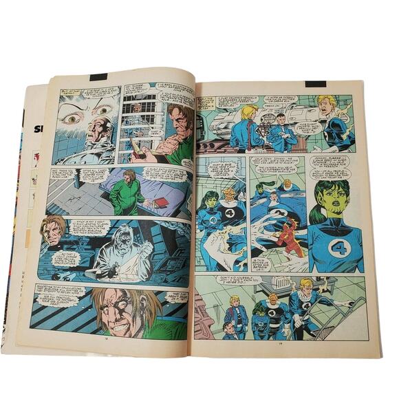 Fantastic Four Volume 1 #358 November 1991 Marvel Cut Out Front Cover - Picture 5 of 8